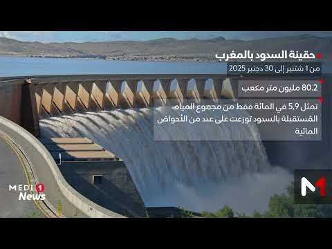 سدود المملكة تستقبل كميات مائية مهمة منذ بداية الموسم