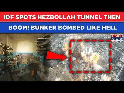 IDF Spots Hezbollah Tunnel Then Boom! Watch Israel Strikes Turn Night Into Day By Blowing Up Bunker