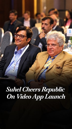 Suhel Seth Wishes Arnab & Team Republic Ahead of Big Digital News Revolution: Go Direct, 100% Video