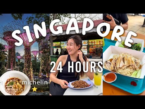 Singapore Travel Vlog: Eating the Best Street Food for 24 Hours 🇸🇬