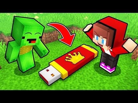 Mikey and JJ Found Secret KING USB Drive in Minecraft (Maizen)