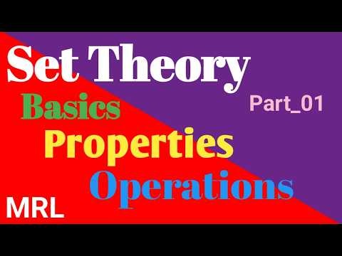 What is a Set ? Learning Sets, Properties & Operations. Types of Sets and Venn Diagrams.Cardinality.