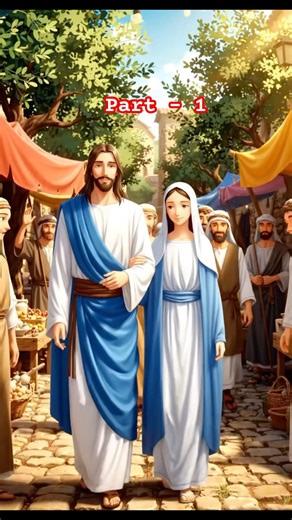 Jesus & Mary Arrive at the Wedding at Cana 🍷 | The First Miracle Ep.1 #shorts