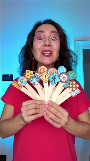 DIY Cardboard Game to Learn Shapes ✂️ #kids #learn