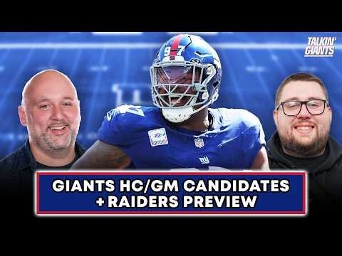 Giants HC/GM Candidates + Raiders Preview | 934