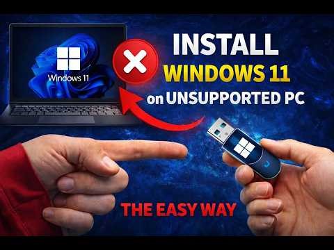 How to install Windows 11 on unsupported PCs (Best Method 2026)