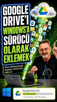 Google Drive’ı Windows’a sürücü olarak ekleme rehberi. Dosya gezgininden Google Drive'a erişin