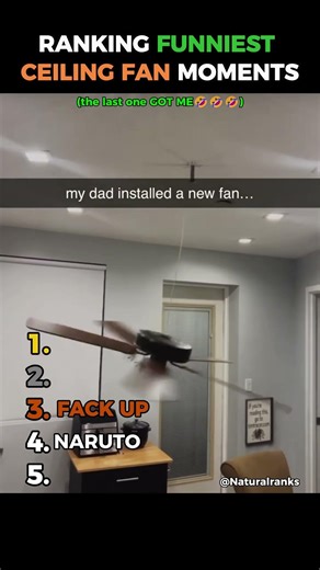 RANKING 5 FUNNIEST CEILING FAN Moments😂💨#shorts #hilariousfails #ceilingfanfails #funnyfails