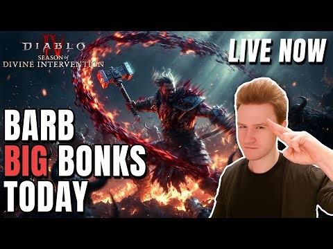 BARBARIAN BIG BONKS S TIER HotA TODAY - Diablo 4 LIVE