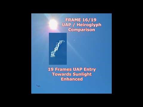 UAP TRANSFORMER with Heiroglyph Comparisons, Forensic Enhancements: FRAME 16/19 Analysis Sequence
