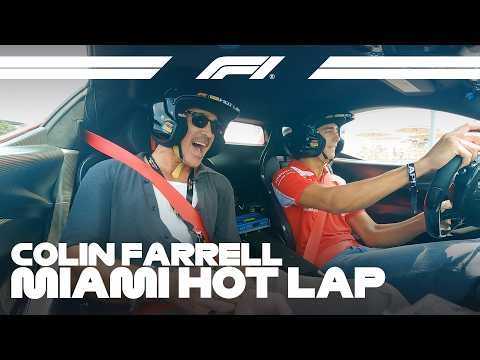 "It Was Magic!" | Colin Farrell Takes On A Miami Hot Lap! | F1 Pirelli Hot Laps