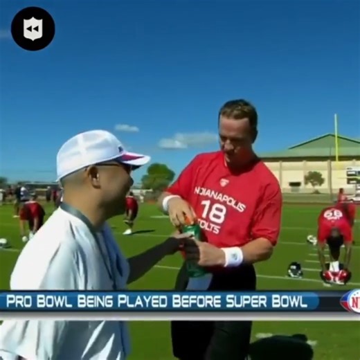 Peyton the jokester 🤣 pro bowl games -- tuesday 2/3 8pm ET on ESPN stream on NFL PLUS and ESPN app | Indianapolis Colts