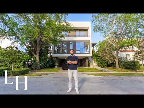 Inside a $7,750,000 Modern Miami Home with Rooftop Terrace & Bay Views