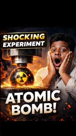 Hydraulic Press vs Atomic Bomb 😱Shocking Experiment You Must See! #hydraulicpress #hydraulic #viral