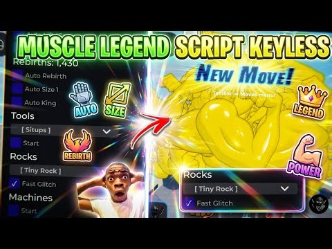 NEW KEYLESS SCRIPT is ACTUALLY OP! (Muscle Legends)🤯