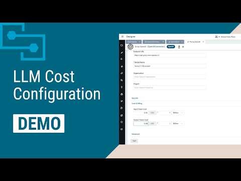 Demo | Amplify Fusion Hello LLM Connector Cost Configuration