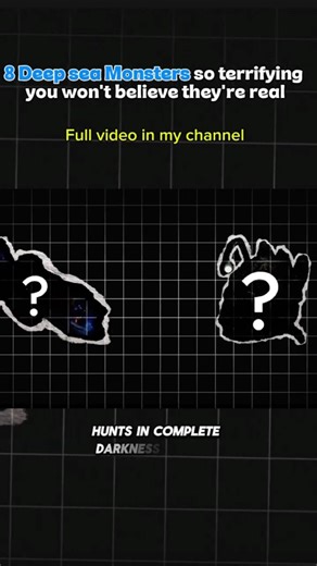 8 Terrifying Deep Sea Monsters You Won't Believe Actually Exist #shorts