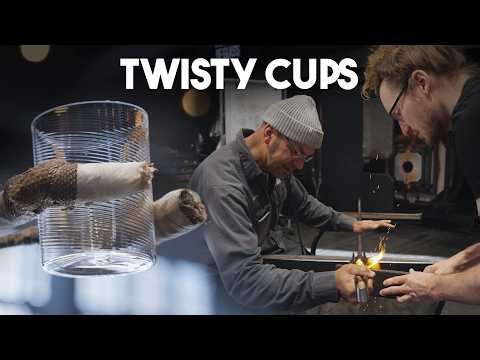 Making a Twisty Cup | Glass in a Flash Ep. 8