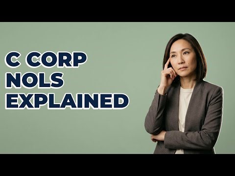 How Do C Corp Net Operating Losses Work?