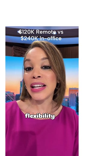 Would you work for $120K remote vs $240K in-office?