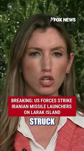 BREAKING: US forces STRIKE Iranian missile launchers on Larak Island #shorts #news #foxnews #us