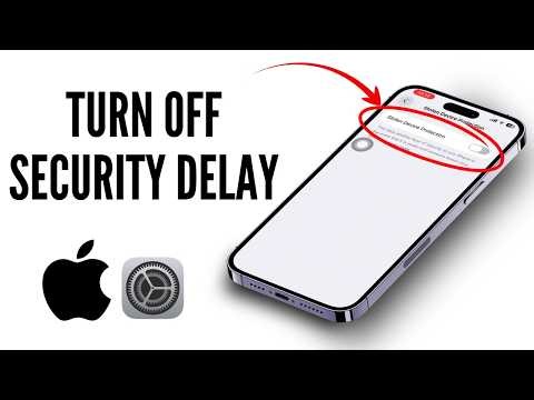 How To Turn Off Security Delay in Progress in iPhone | iPad iOS 17.3 | Disable Security Delay iP
