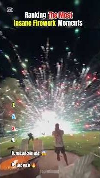 Ranking the Most Insane Firework Moments 🎆🔥