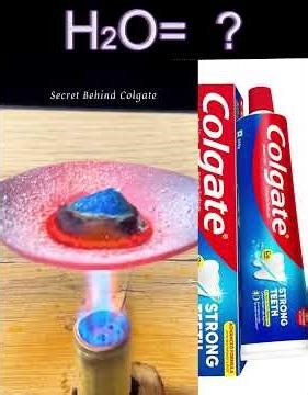Toothpaste Burning Experiment #toothpaste #experiment #science #chemistry #science #fun