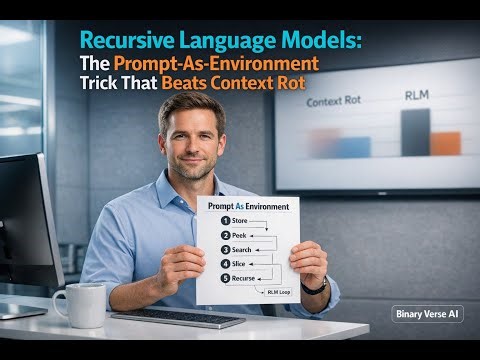 Recursive Language Models: The Prompt As Environment Trick That Beats Context Rot