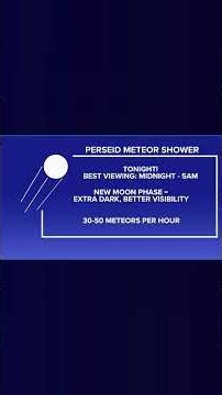 Look up! The Perseid meteor shower peaks tonight