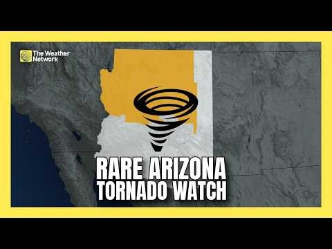 Rare tornado watch in Arizona is its first since 2010 | #forecast