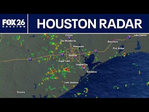LIVE Houston weather radar (no audio)