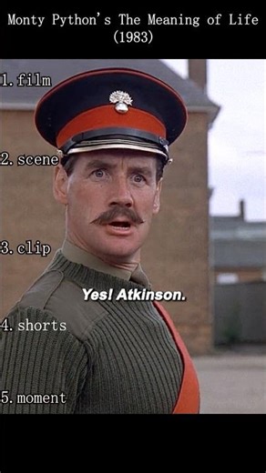 🎬 Title: Monty Python's The Meaning of Life (1983) The Sergeant Accidentally Loses All His Soldiers