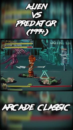 Alien vs Predator (1994) #retrogaming #bestarcadegames #arcade #hiddengem #shorts #arcadeclassics