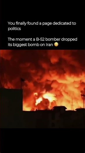 B-52 Bomber Drops BIGGEST Bomb on Iran 😱💥 Caught on Camera #breakingnews #middleeastwar #trump