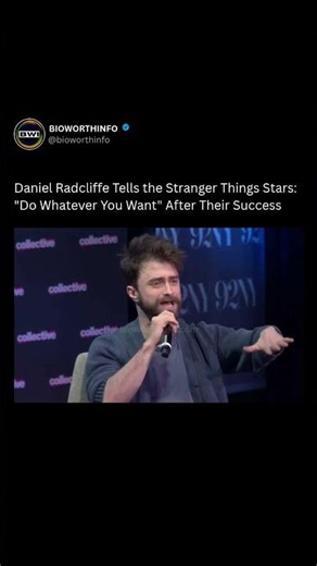 Daniel Radcliffe Tells the Stranger Things Stars: "Do Whatever You Want" After Their Success
