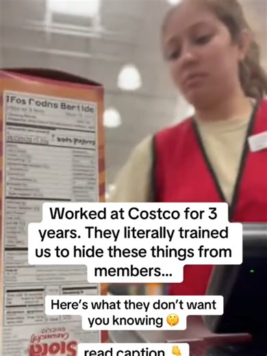 I worked at Costco for 3 years. First week of training, they told us