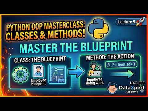 Python OOP Masterclass: Classes & Methods Explained 🚀
