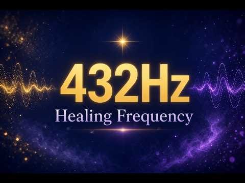 432Hz Healing Frequency Music | Deep Relaxation & Positive Energy