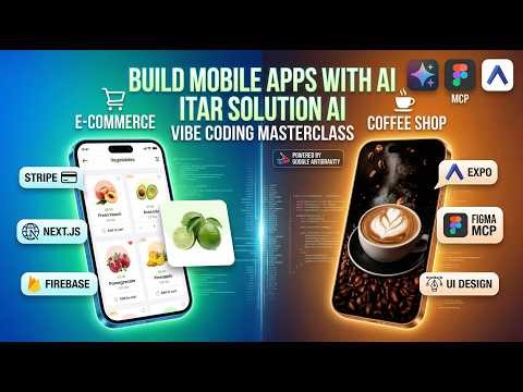 Build React Native Apps with AI: E-commerce & Coffee Shop (Expo, Stripe, Firebase)