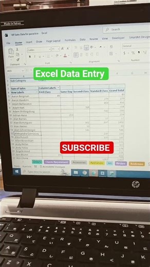 💯Excel Data Entry ✅ Data cleaning 👉💯 Data analysis #trending #viral #excel #dataentry #datasheets