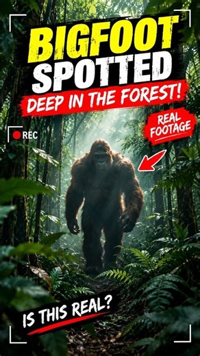 Bigfoot Spotted Deep in the Forest!