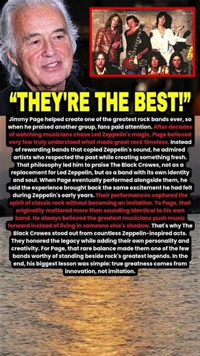 Jimmy Page Revealed The ONLY Band Better Than Led Zeppelin#shorts