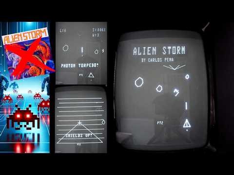 Vectrex Alien Storm ... no, not THAT Alien Storm