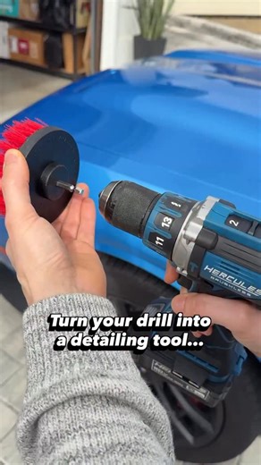 Turn your drill into a detailing tool! Get 5 specialized, high-quality brushes with stiff, medium, and soft bristles in this Grant’s Power Drill Brush Detailing Kit. Only $9.99 at #HarborFreight. | Harbor Freight
