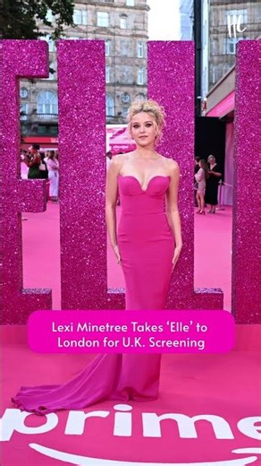 Lexi Minetree shined at the U.K. special screening of ‘Elle’ in London today.(📸: Getty Images)