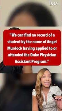 TikToker Angel Murdock Called Out For Allegedly Faking Her Duke University Graduation.