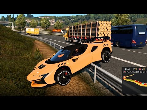 Ferrari SF90 XX Stradale 2024 Speed Test in ETS 2 | Top Speed & Acceleration