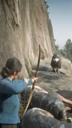 WILD RDR2 Gameplay! INSANE Fox Hunt & CRAZY Chase 😱 #shorts #gaming