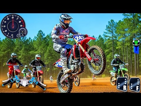 Uphill Offroad Motorbike Rider Racing 3D - MXGP Motocross Dirt Bike Stunt Simulator - PC GamePlay